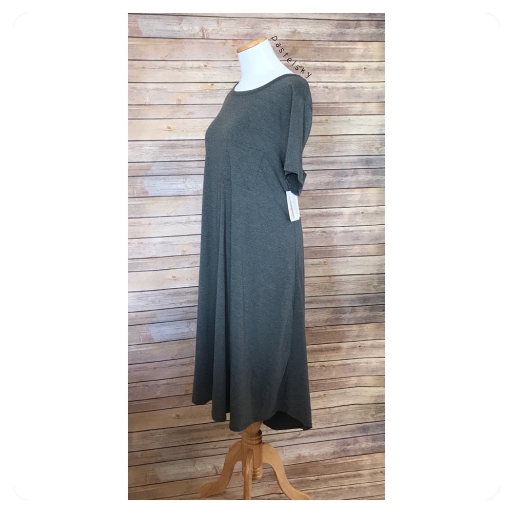 🆕LULAROE carly grey dress - Picture 2 of 8